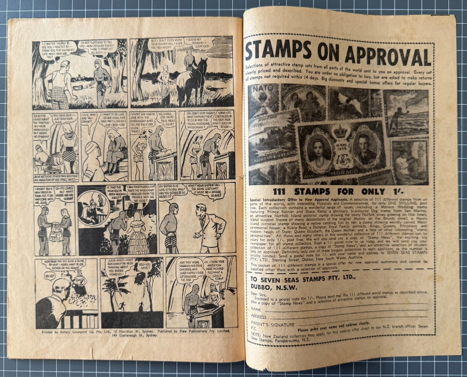 THE PHANTOM #192 FREW PUBLICATIONS *SCARCE* AUSTRALIAN COMIC 1961