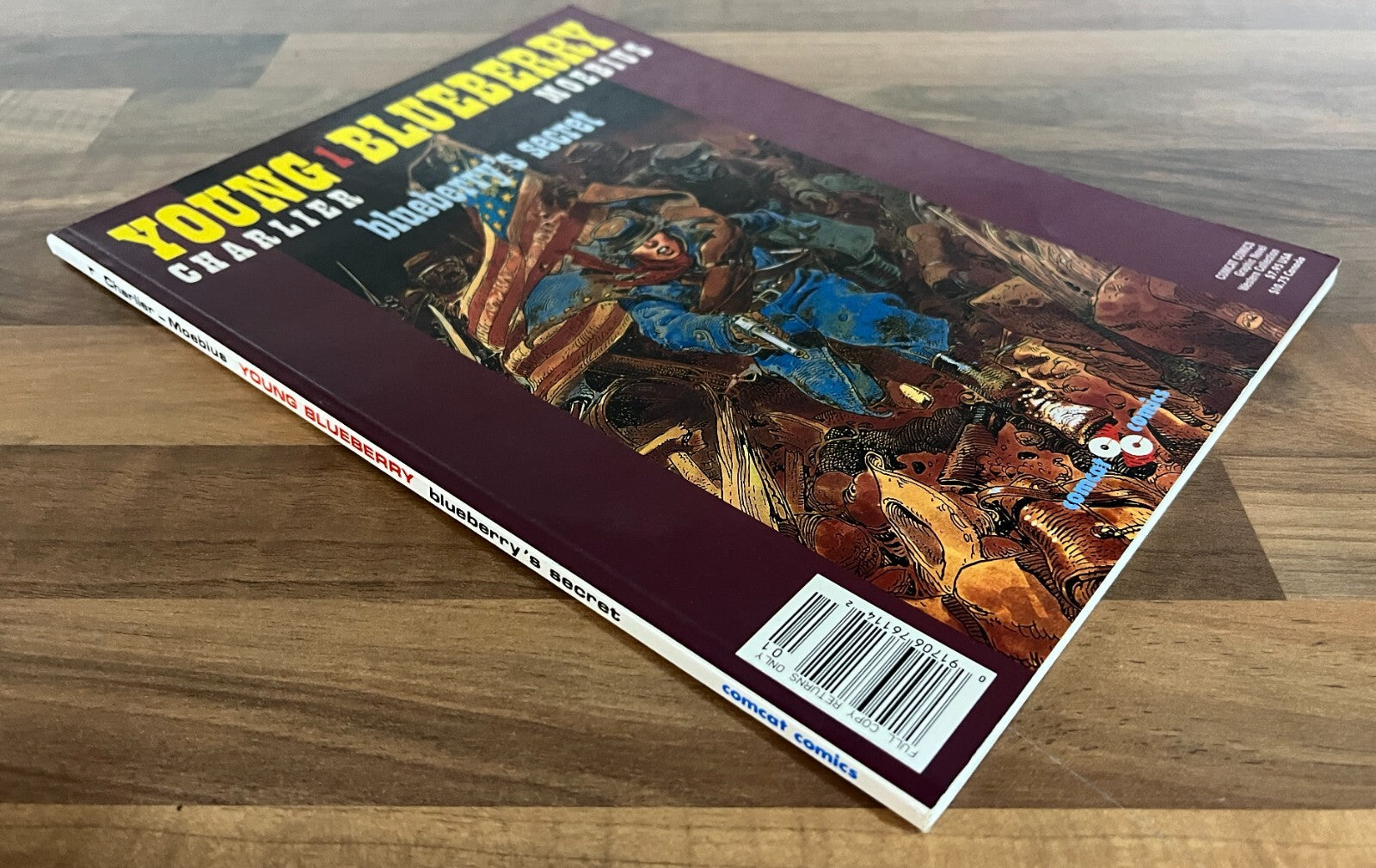 YOUNG BLUEBERRY VOL. 1-3,  SECRET,  YANKEE, BLUE COATS BY CHARLIER & MOEBIUS 1ST