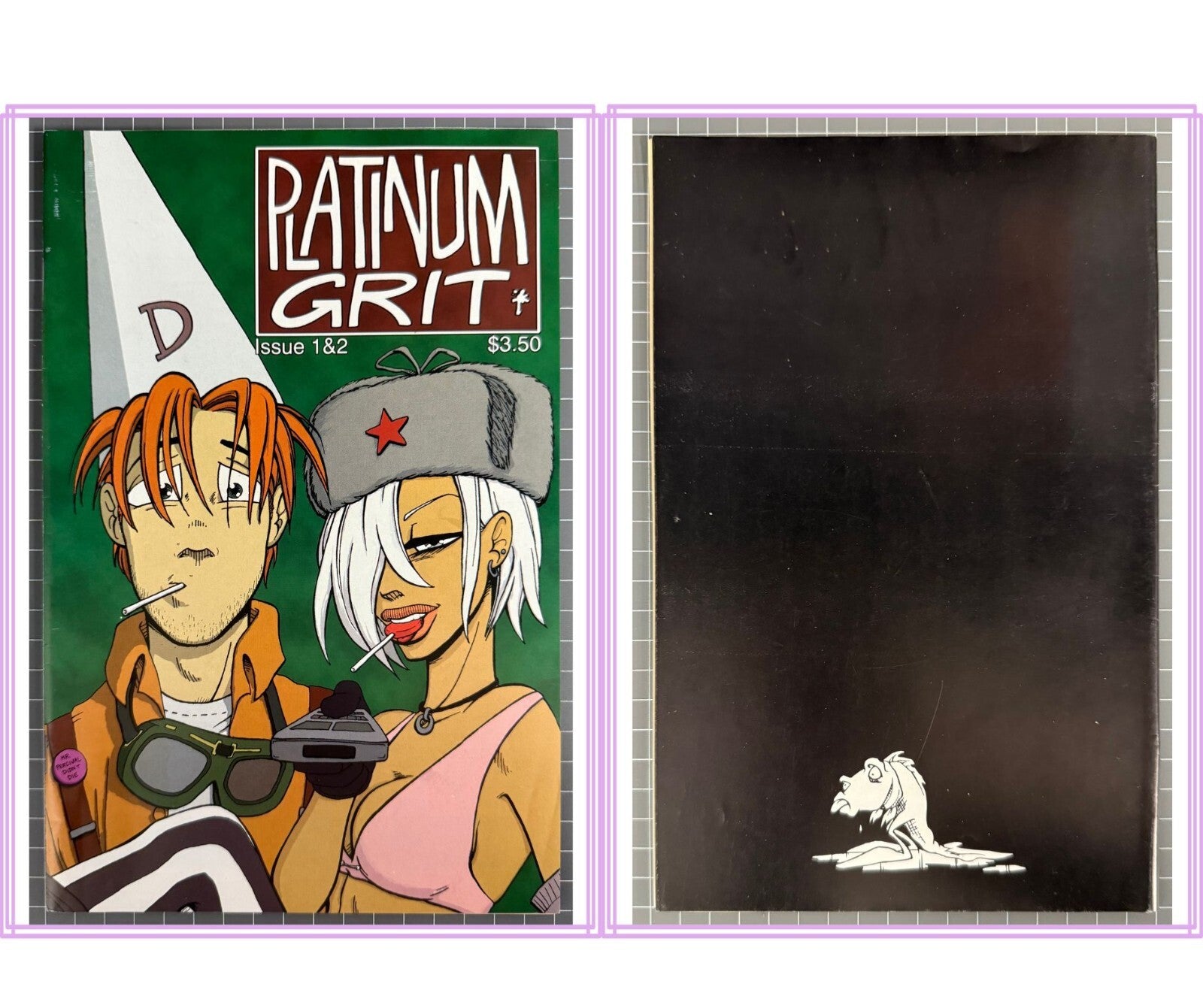 11 x PLATINUM GRIT #1 & 2, #1-10 COMPLETE SET/RUN AUSTRALIAN COMICS 1990's