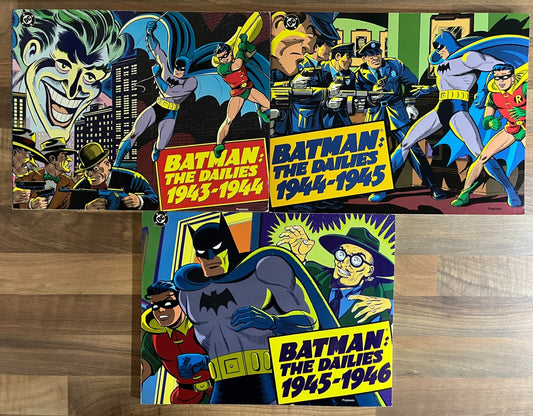 3 BATMAN: THE DAILIES  #1 1943-1944, #2 1944-1945, #3 1945-1946 RECTANGULAR PBS