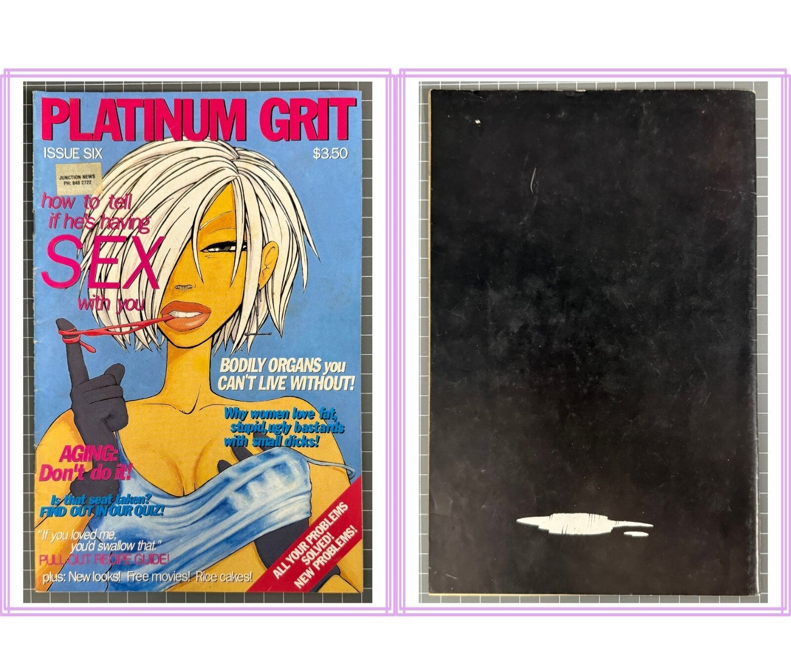 11 x PLATINUM GRIT #1 & 2, #1-10 COMPLETE SET/RUN AUSTRALIAN COMICS 1990's