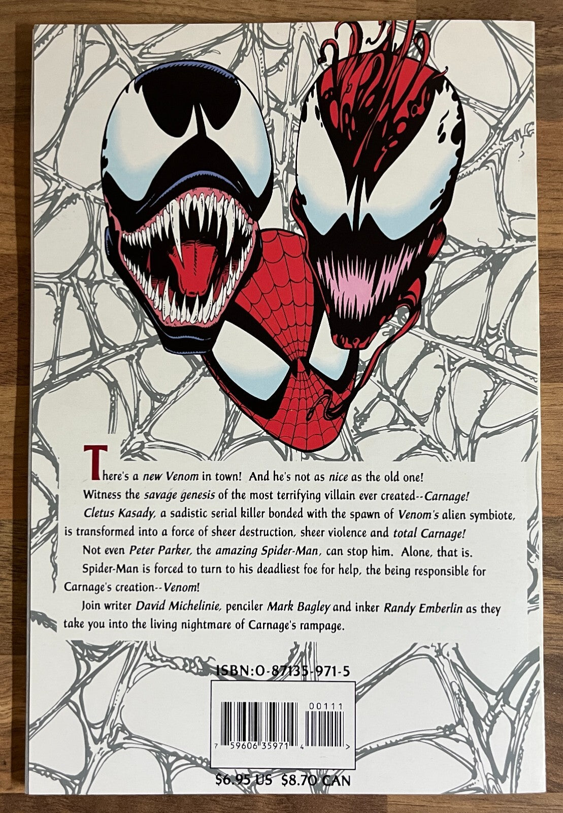Spider-Man: Carnage Graphic Novel (Marvel Comics , 1993, 1st Edition/1st Print)