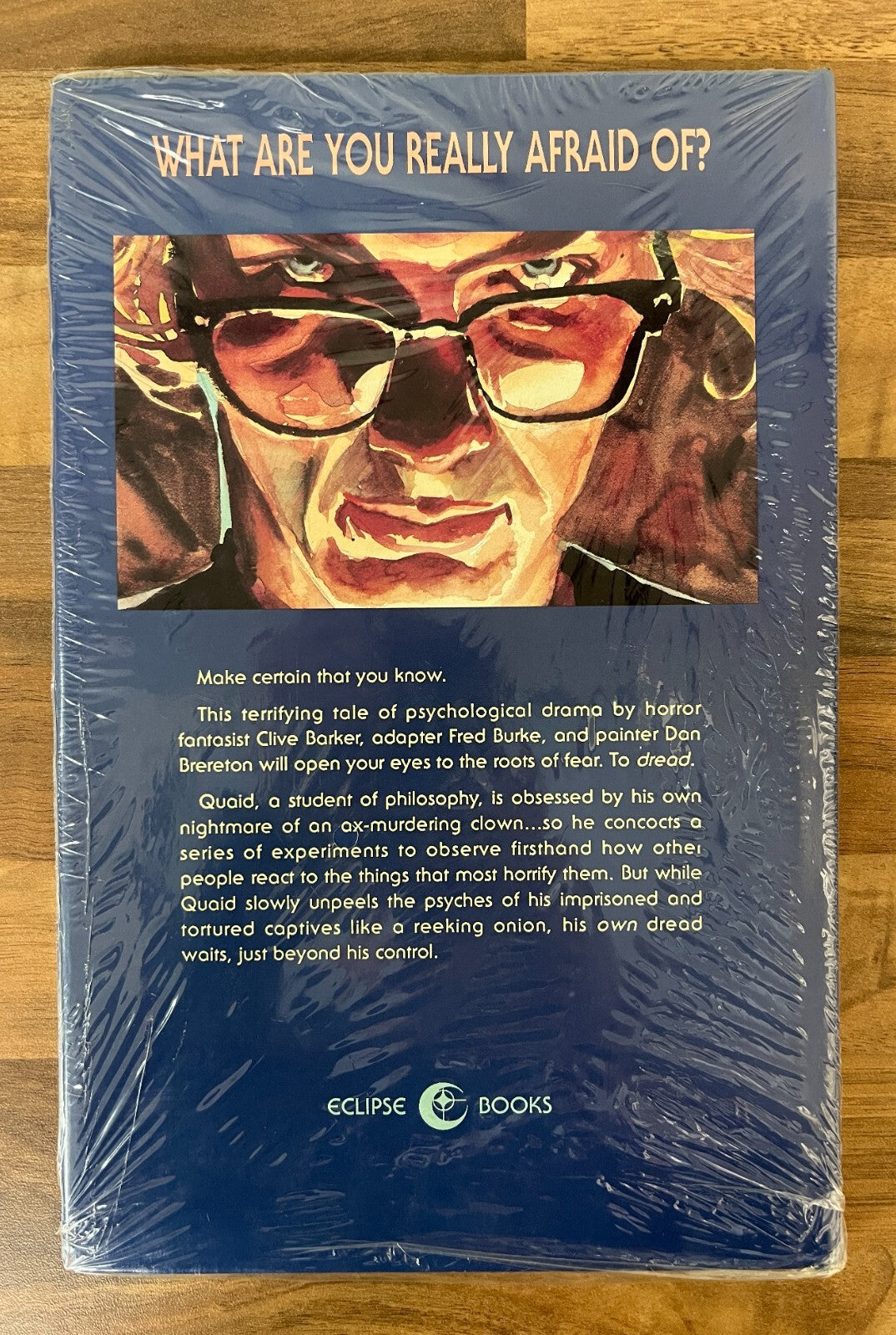 CLIVE BARKER: DREAD Adapted by Fred Burke, Illustrated by Dan Brereton HC/DJ NEW