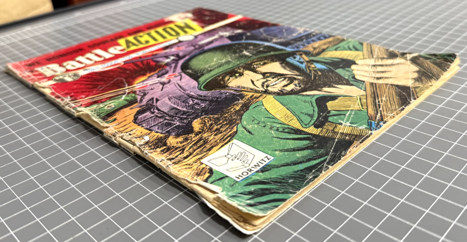 BATTLE ACTION #28 HORWITZ PUBLICATIONS AUSTRALIAN COMIC PRE-DECIMAL 1956