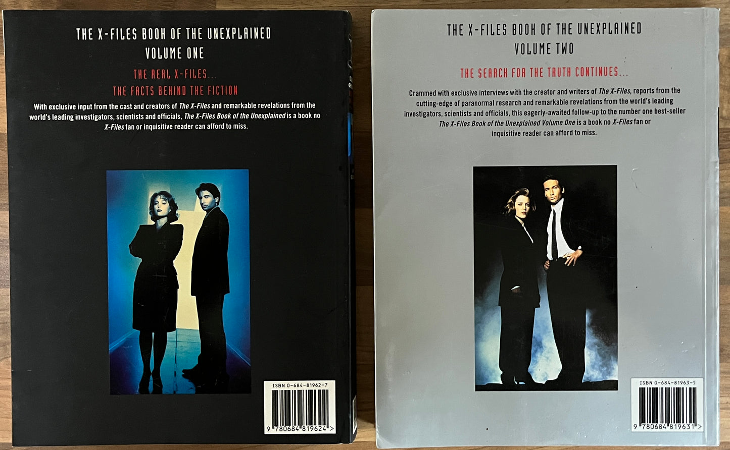 THE X-FILES  BOOK OF THE UNEXPLAINED: VOLUMES 1 AND 2 - JANE GOLDMAN