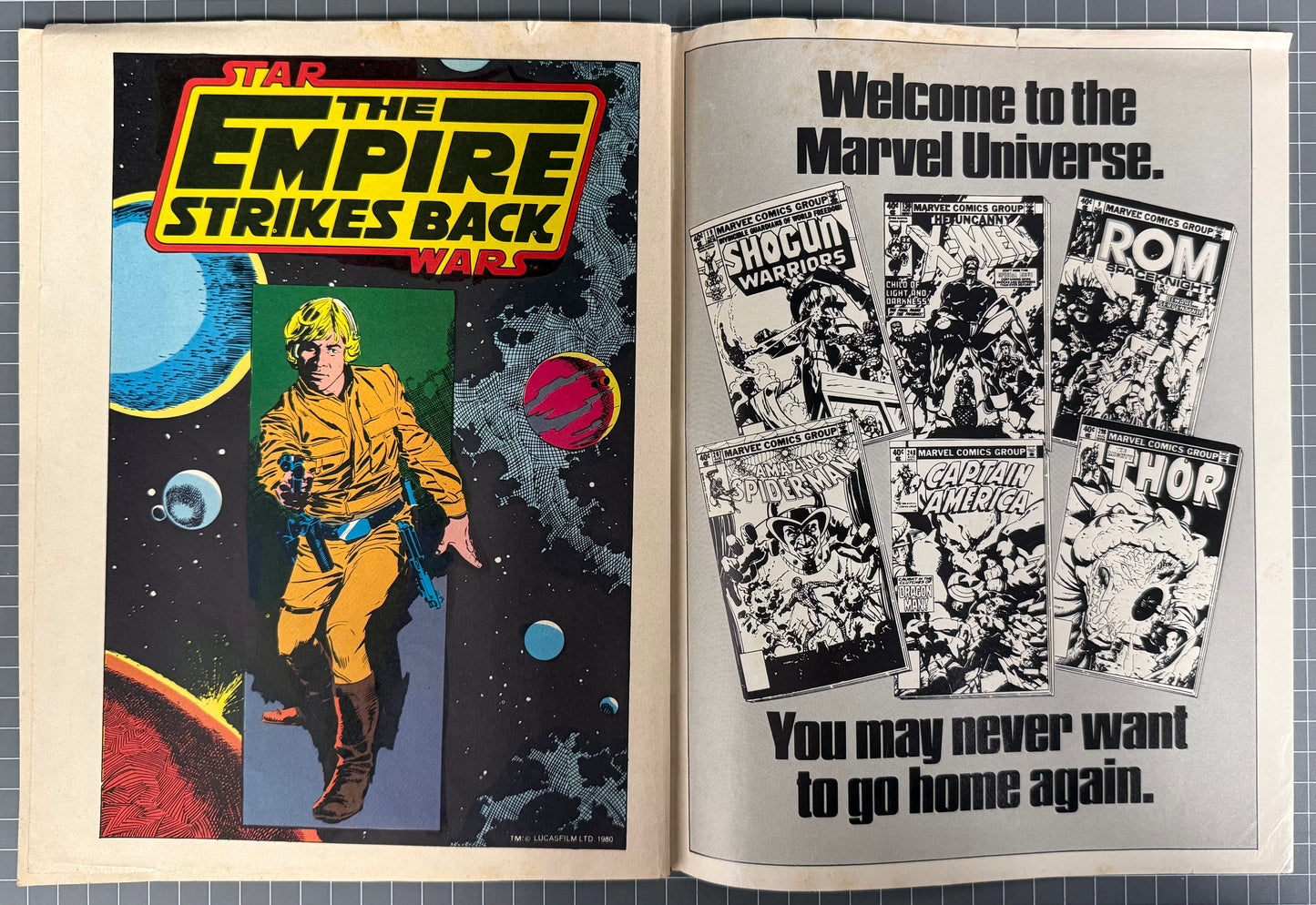 π MARVEL SUPER SPECIAL #16: STAR WARS: EMPIRE STRIKES BACK MAGAZINE 1980 VG/FN