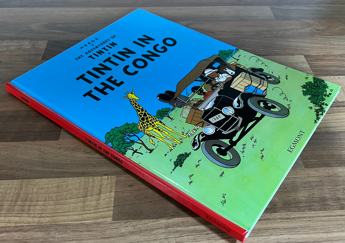 Adventures of Tintin: Tintin in the Congo by Herge Hardcover Book, Egmont, 2011 *SCARCE*