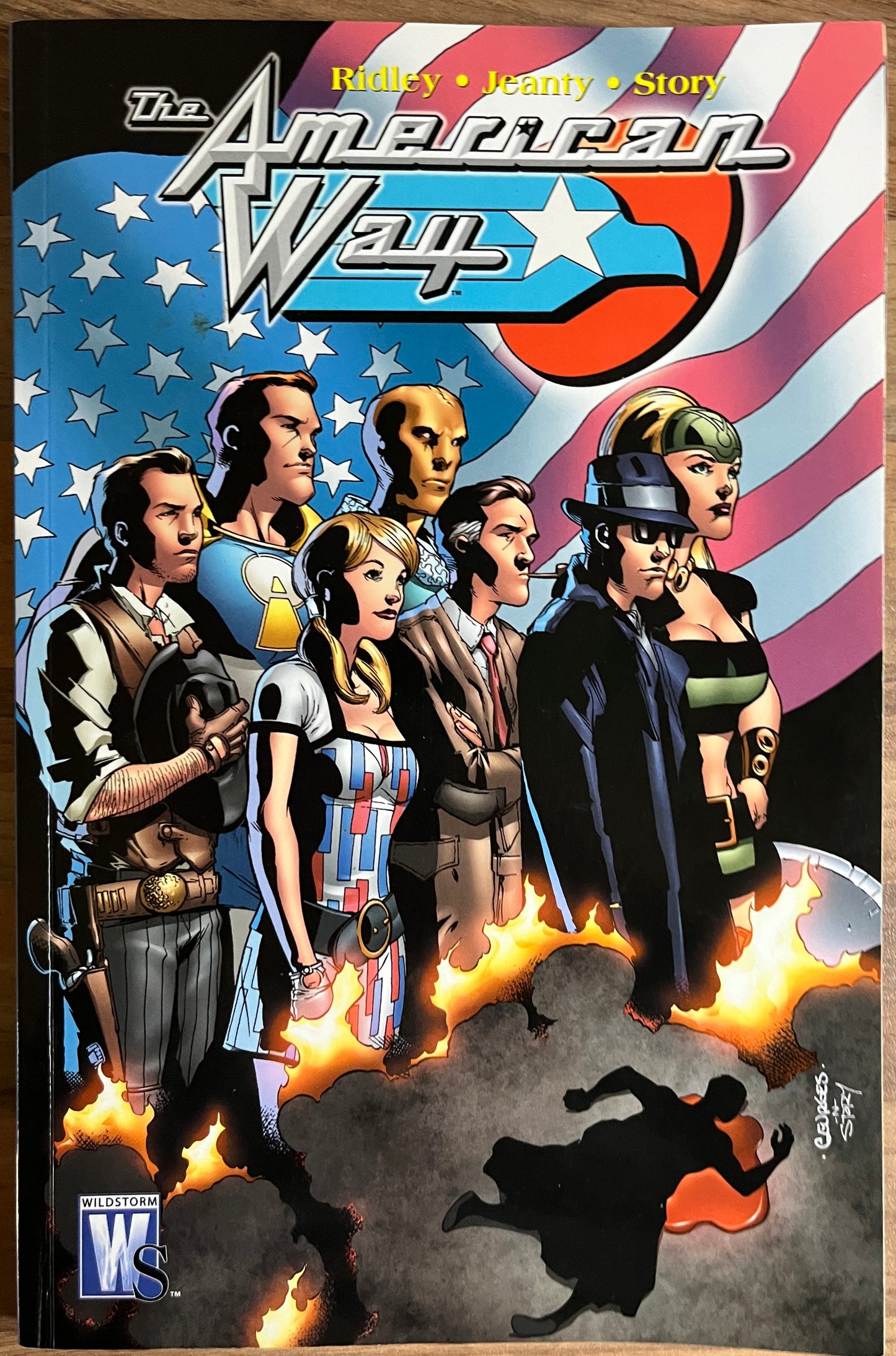 The American Way Graphic Novel by John Ridley, Georges Jeanty First Edition, 2007
