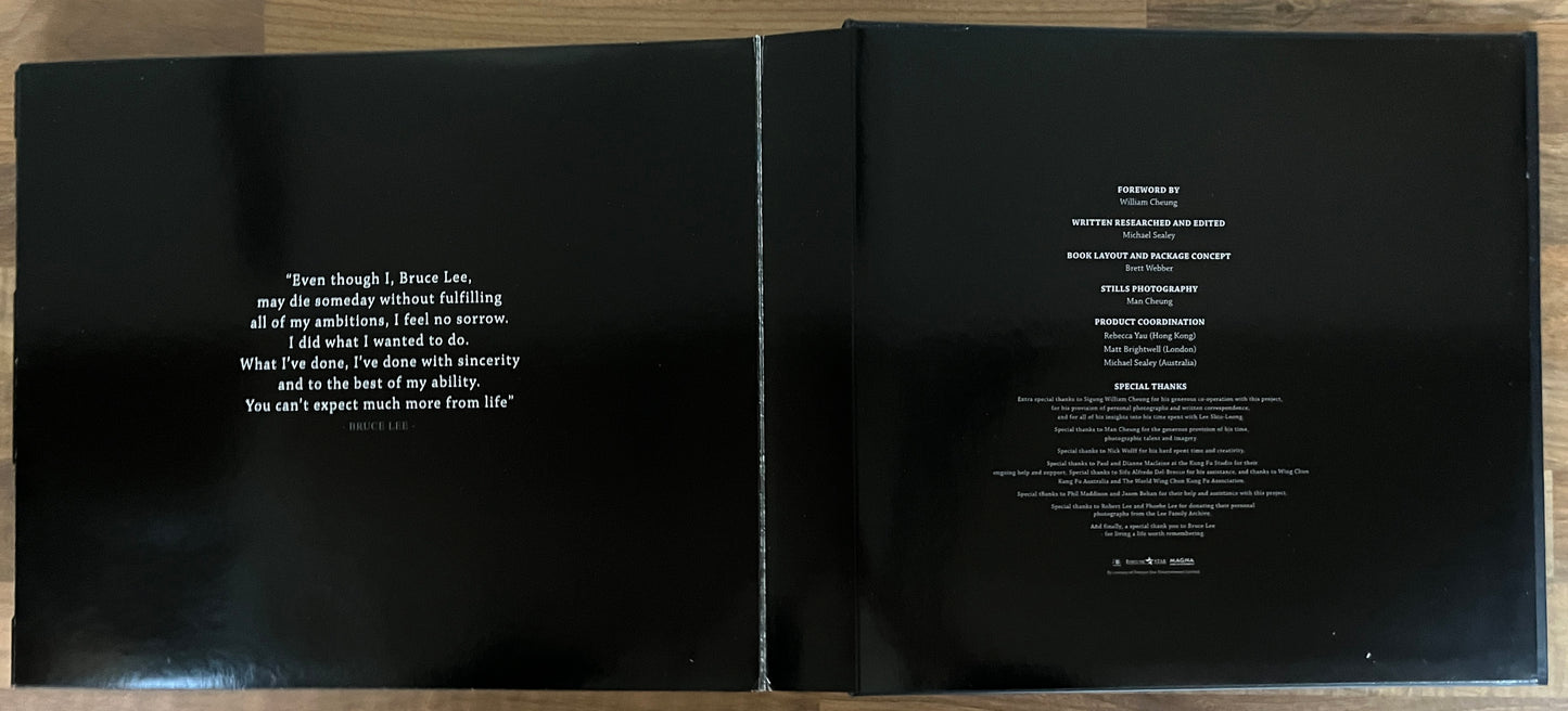 BRUCE LEE: THE DRAGON COLLECTION LIMITED EDITION BOX SET COLLECTOR'S ALBUM DVDs