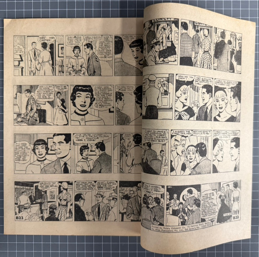 JANE ARDEN #17 (ATLAS PUBLICATIONS) AUSTRALIAN PRE-DECIMAL COMIC 1956