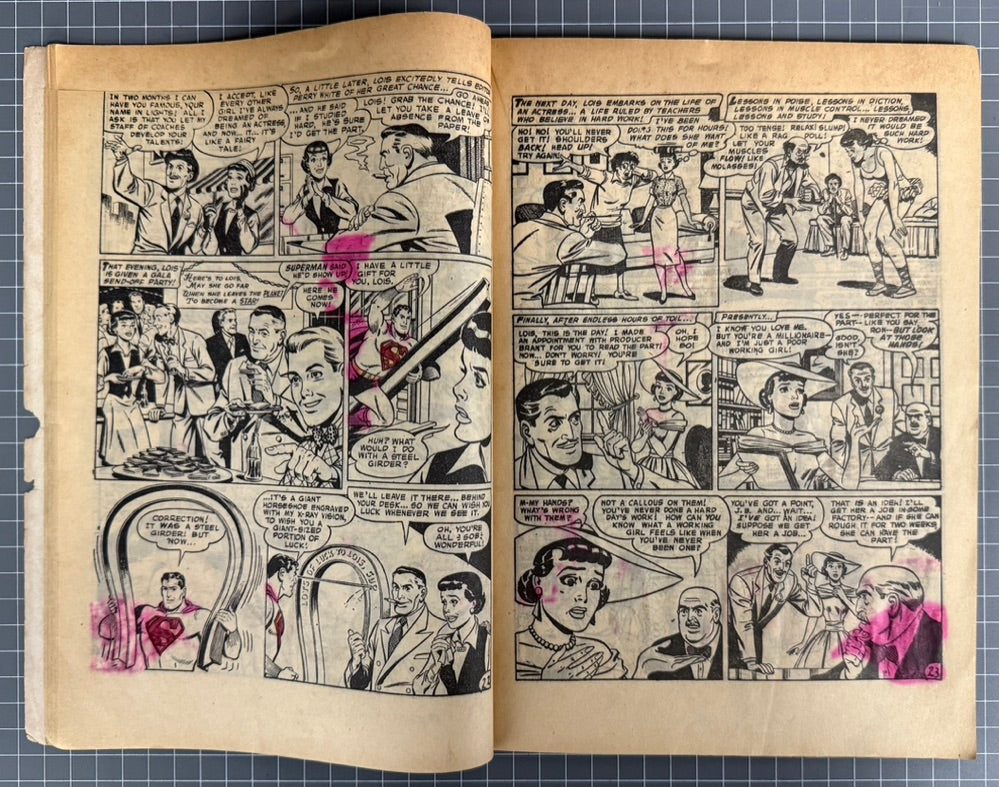 🔑SUPERMAN SUPACOMIC #2 COLOUR COMICS AUSTRALIAN *LOIS LANE #1* PRE-DECIMAL 1958