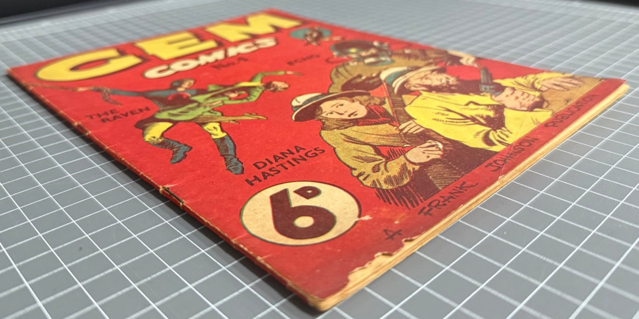 GEM COMICS #4 (FRANK JOHNSON) AUSTRALIAN PRE-DECIMAL COMIC 1947