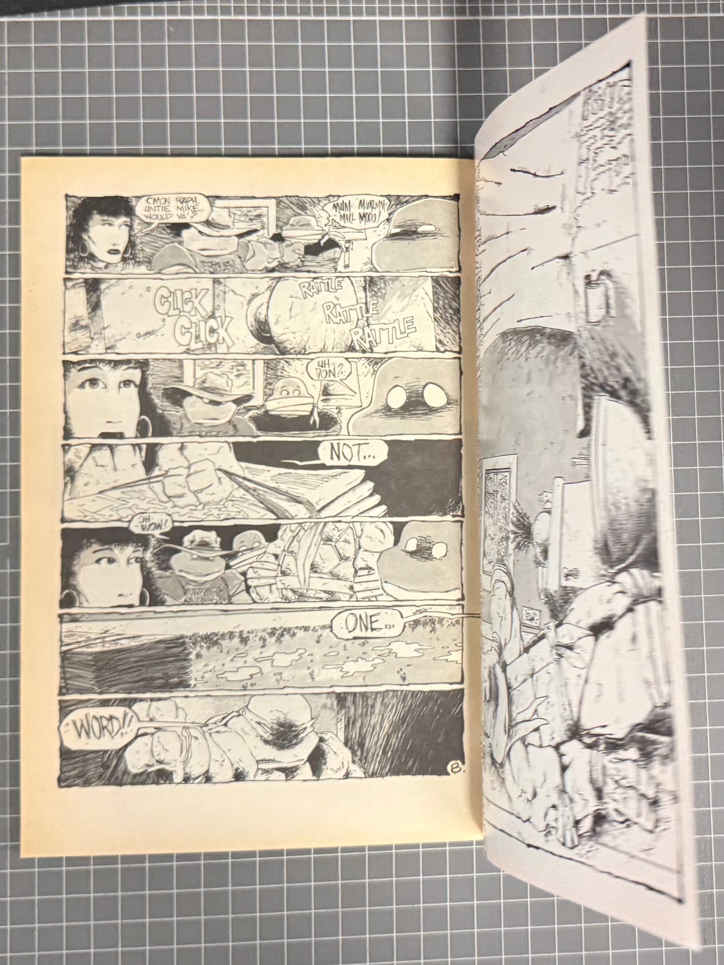 🔑 TEENAGE MUTANT NINJA TURTLES #1 (MIRAGE) 5TH PRINT TMNT COMIC 1988 FN+