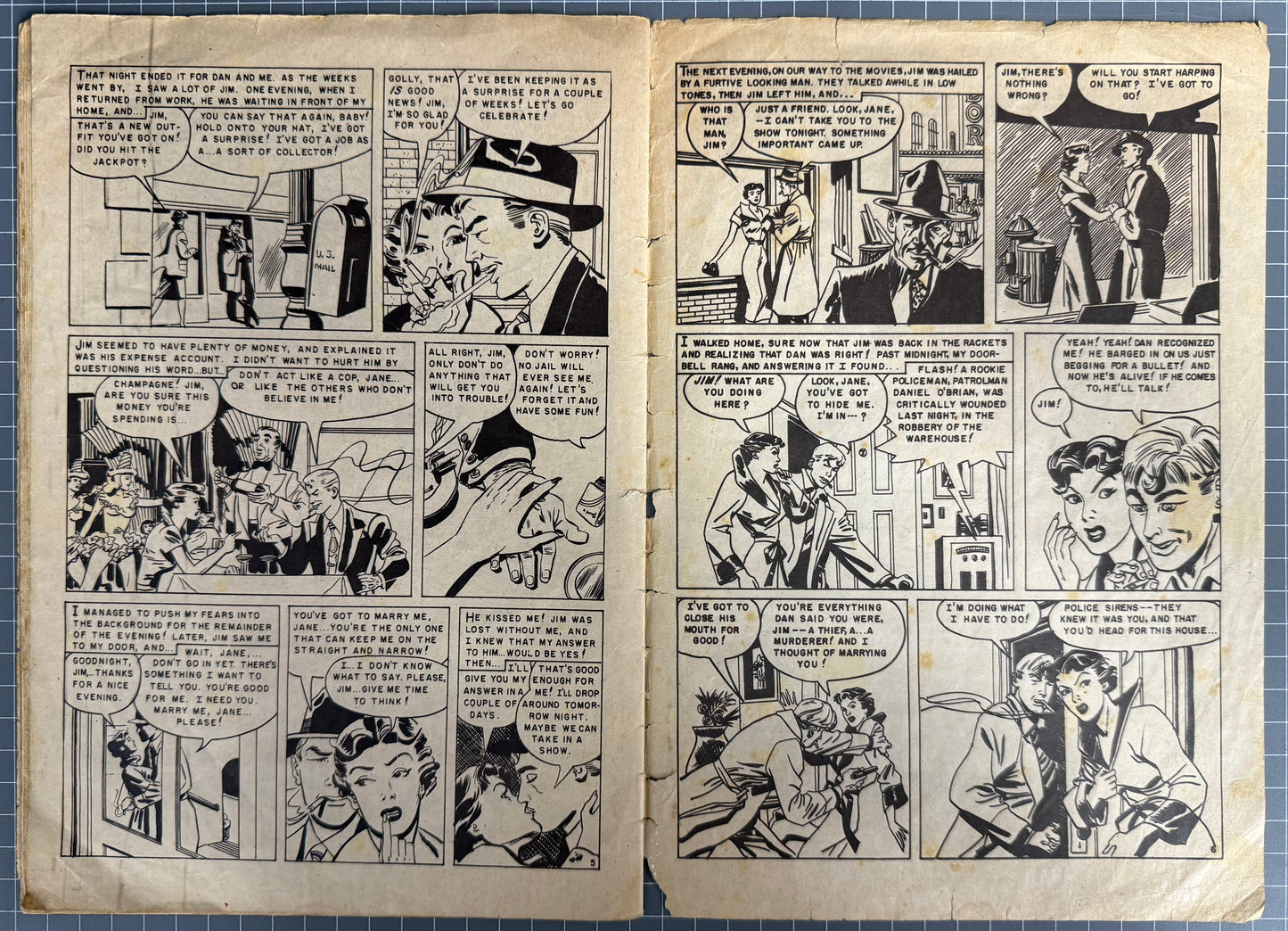 ROMANTIC LOVE #9 (MALIAN PRESS) AUSTRALIAN *STANLEY PITT* PRE-DECIMAL COMIC 1955