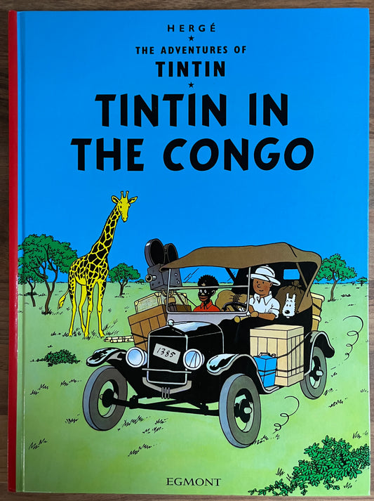 Adventures of Tintin: Tintin in the Congo by Herge Hardcover Book, Egmont, 2011 *SCARCE*