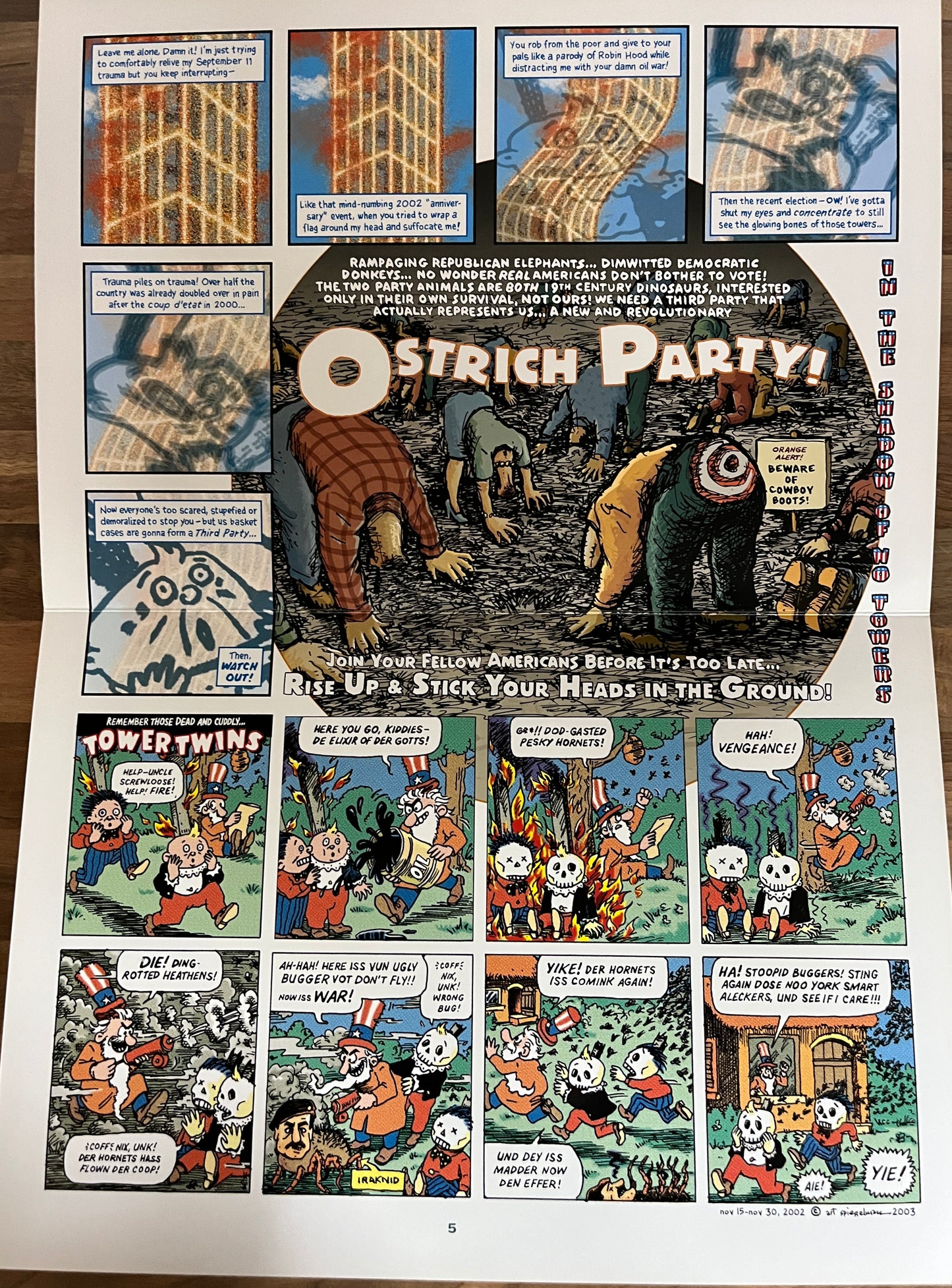 In the Shadow of No Towers by Art Spiegelman Hardcover Board Book