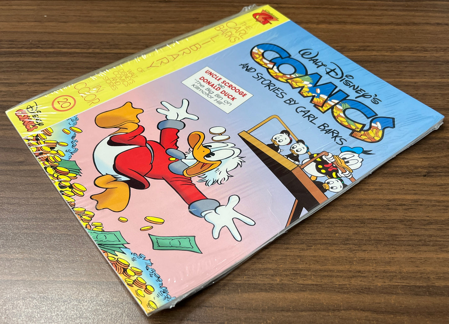 The Carl Barks Library of Walt Disney's Comics and Stories in Color #20 + Trading Card 1993