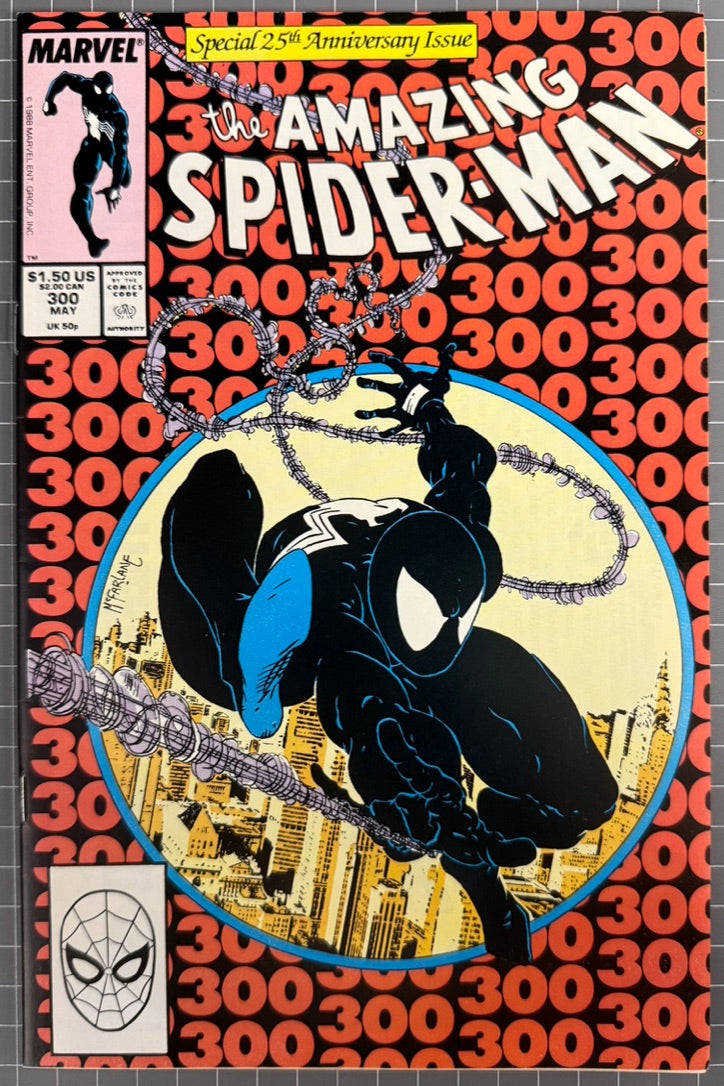 π THE AMAZING SPIDER-MAN #300 (MARVEL) COMIC *TODD MCFARLANE -VENOM* 1988 VF/NM