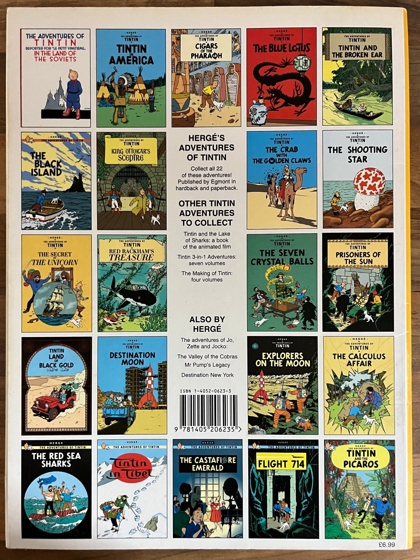 ADVENTURES OF TINTIN: RED RACKHAM'S TREASURE - HERGE, EGMONT PUBLISHERS