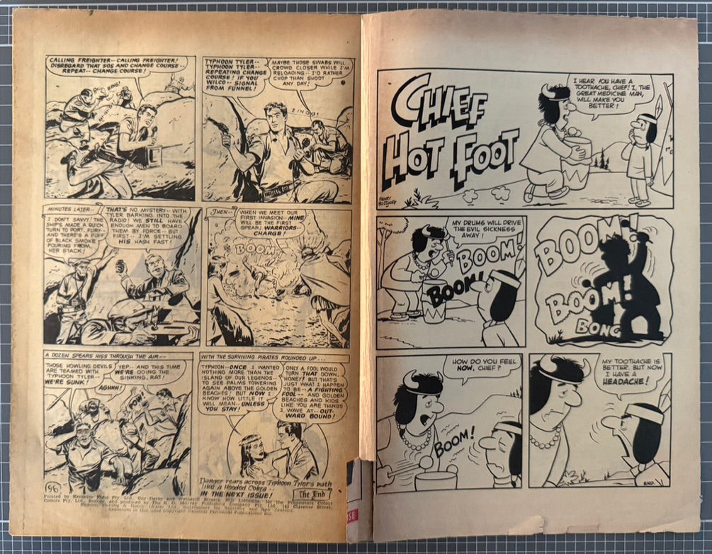 π THE HUNDRED COMIC #67 COLOUR COMICS AUSTRALIAN DC PRE-DECIMAL 1962