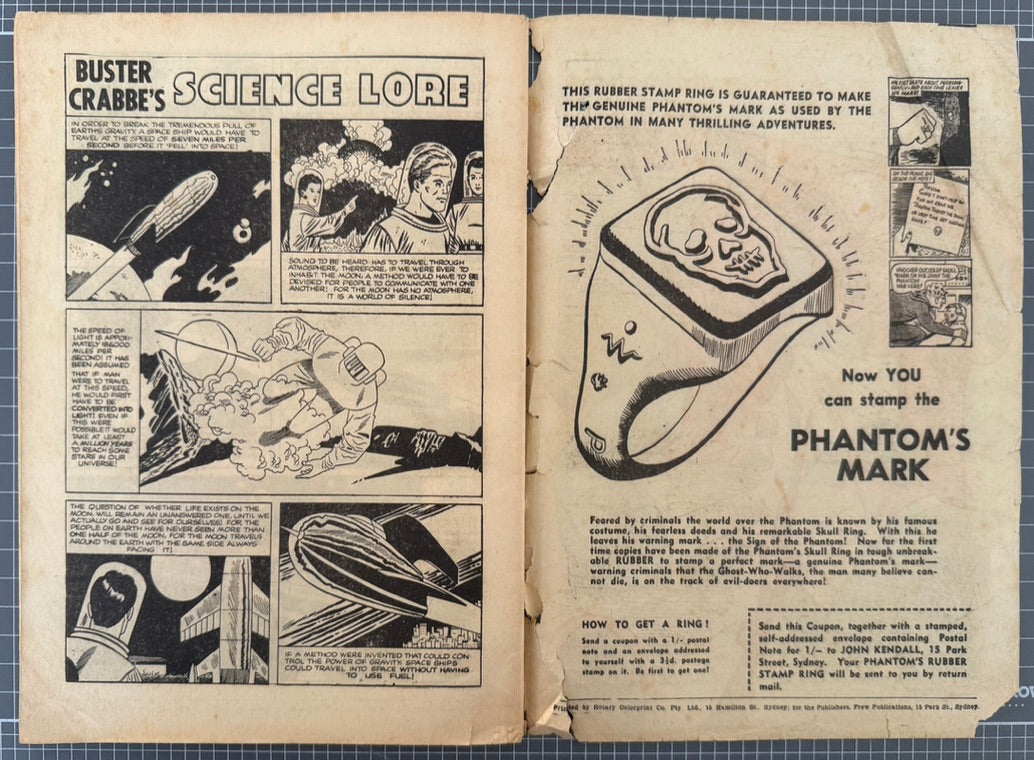 THE PHANTOM #76B FREW PUBLICATIONS *RARE* AUSTRALIAN COMIC 1955