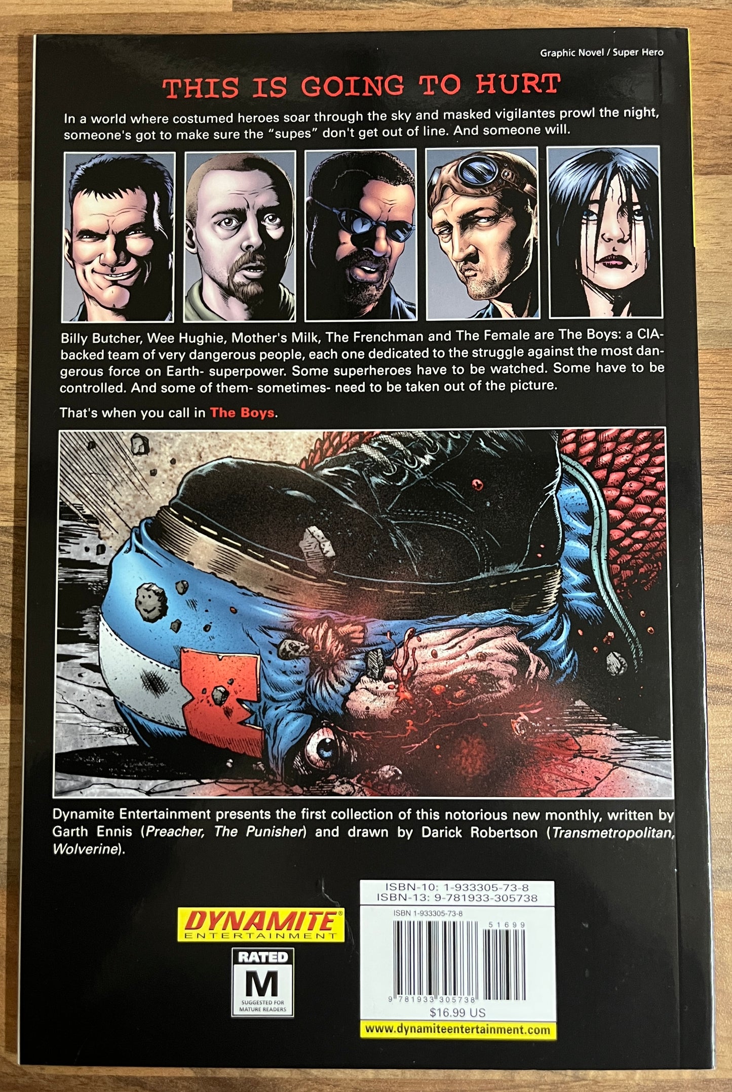 The Boys Volume One: THE NAME OF THE GAME by Garth Ennis & Darick Robertson