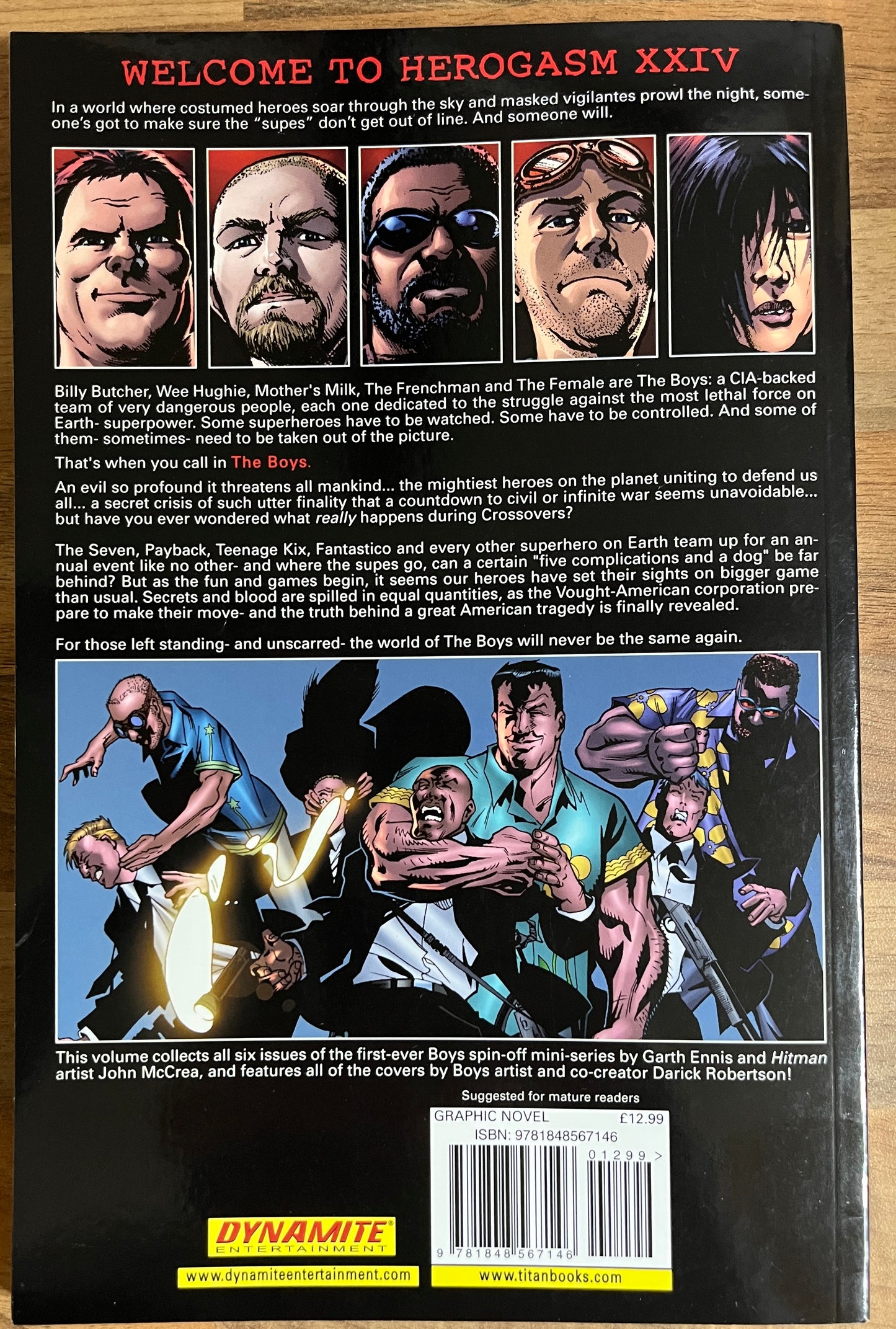 The Boys: Volume Five: HEROGASM by Garth Ennis & Dustin Nguyen