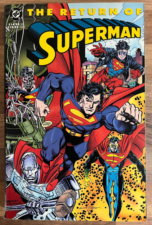 Superman: The Return of Superman Comic Book TPB - Dan Jurgens, L. Simonson et al 1993