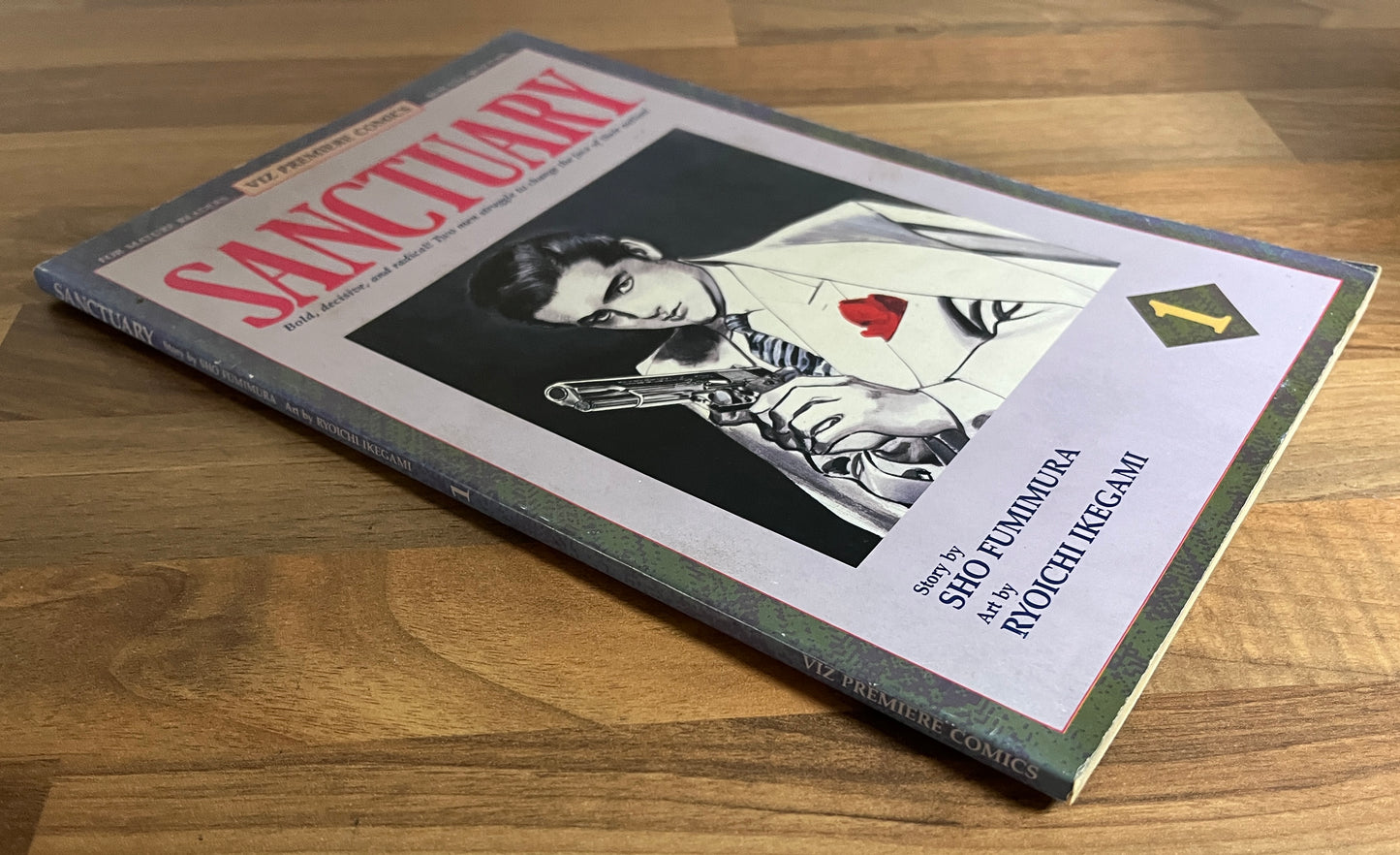 Sanctuary #1 Comic Book - Sho Fumimura & Ryoichi Ikegami 1992, Original 1st English Edition