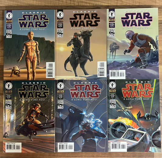Classic Star Wars A Long Time Ago.... Complete TPB Set #1-6 Dark Horse 1st Print