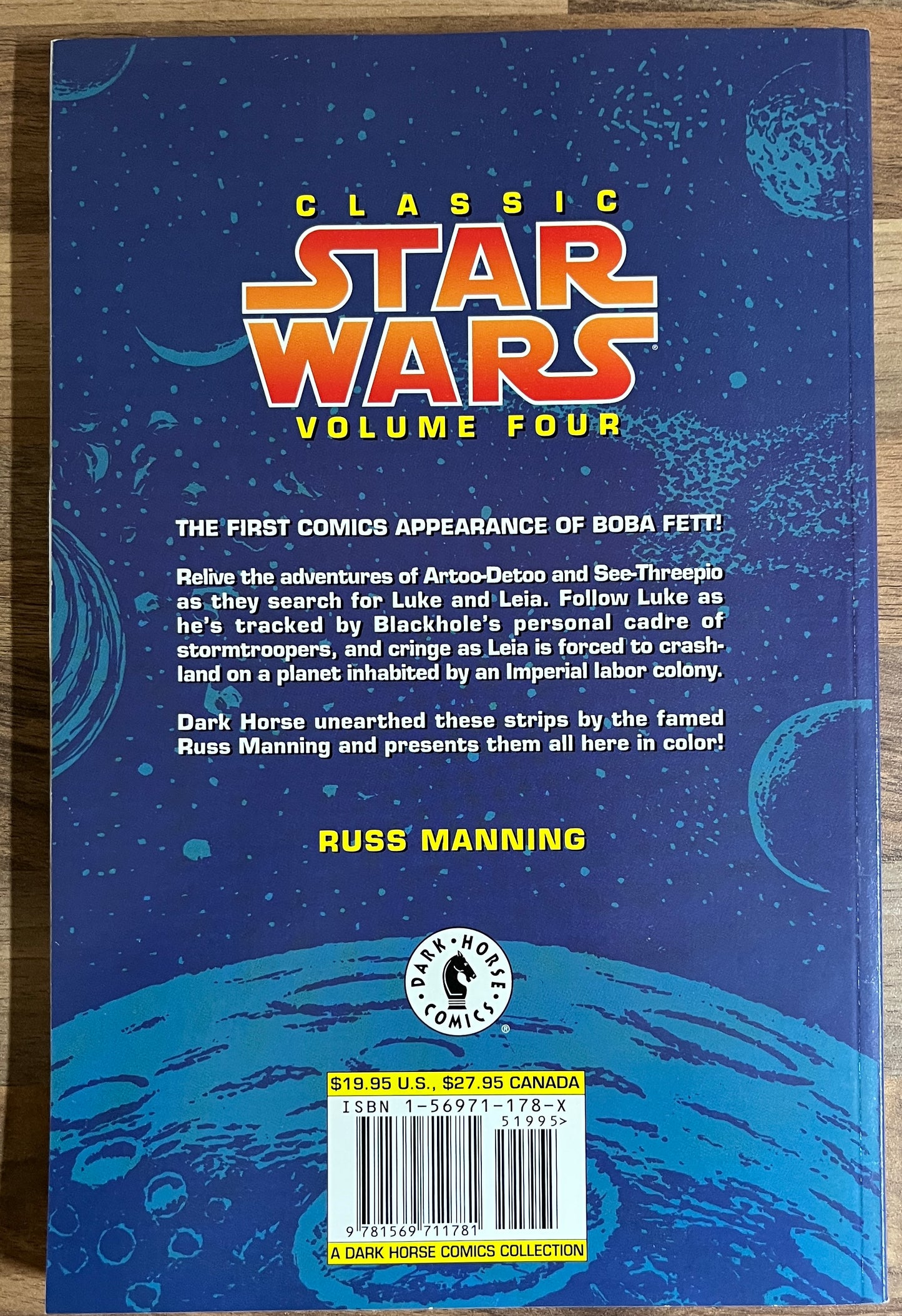 Classic Star Wars: The Early Adventures Volume Four - Russ Manning 1997 1st Print