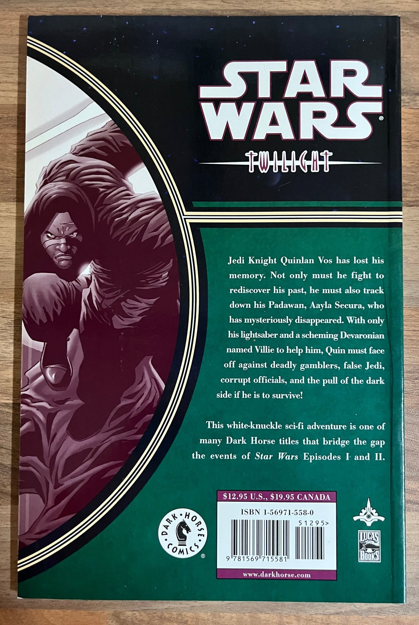 Star Wars:Twilight Graphic Novel TPB Vol. 4 by J. Ostrander, 2001, 1st Print NEW