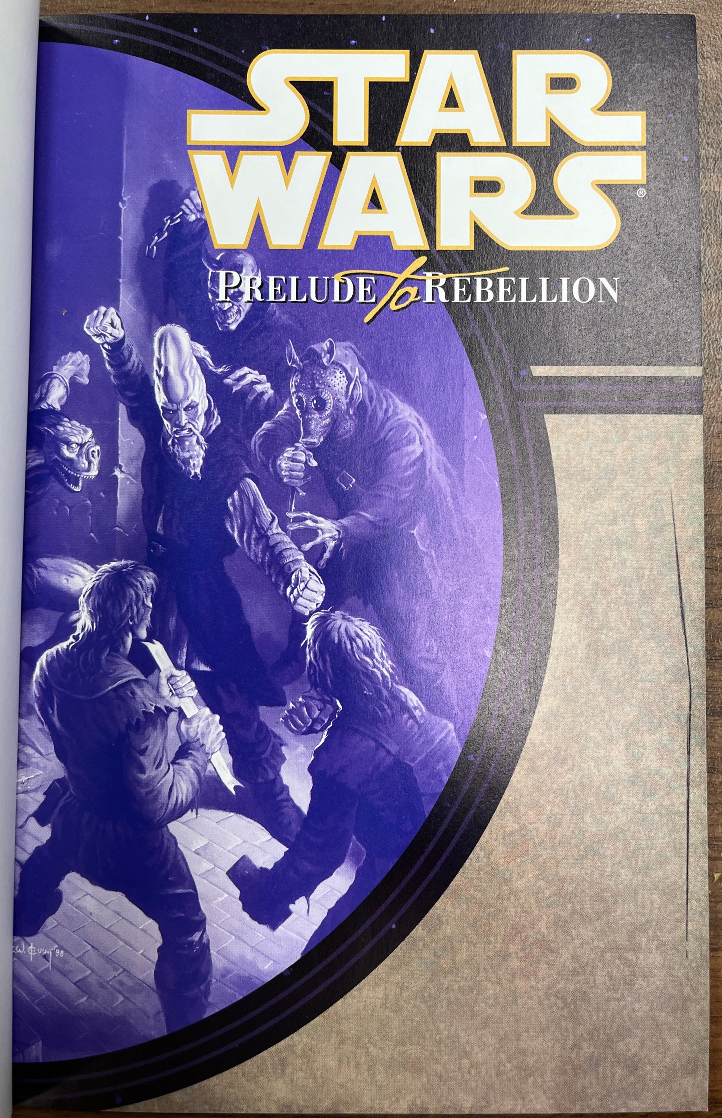 Star Wars: Prelude to Rebellion Graphic Novel - Jan Strnad 1st Print. 2000 Dark Horse
