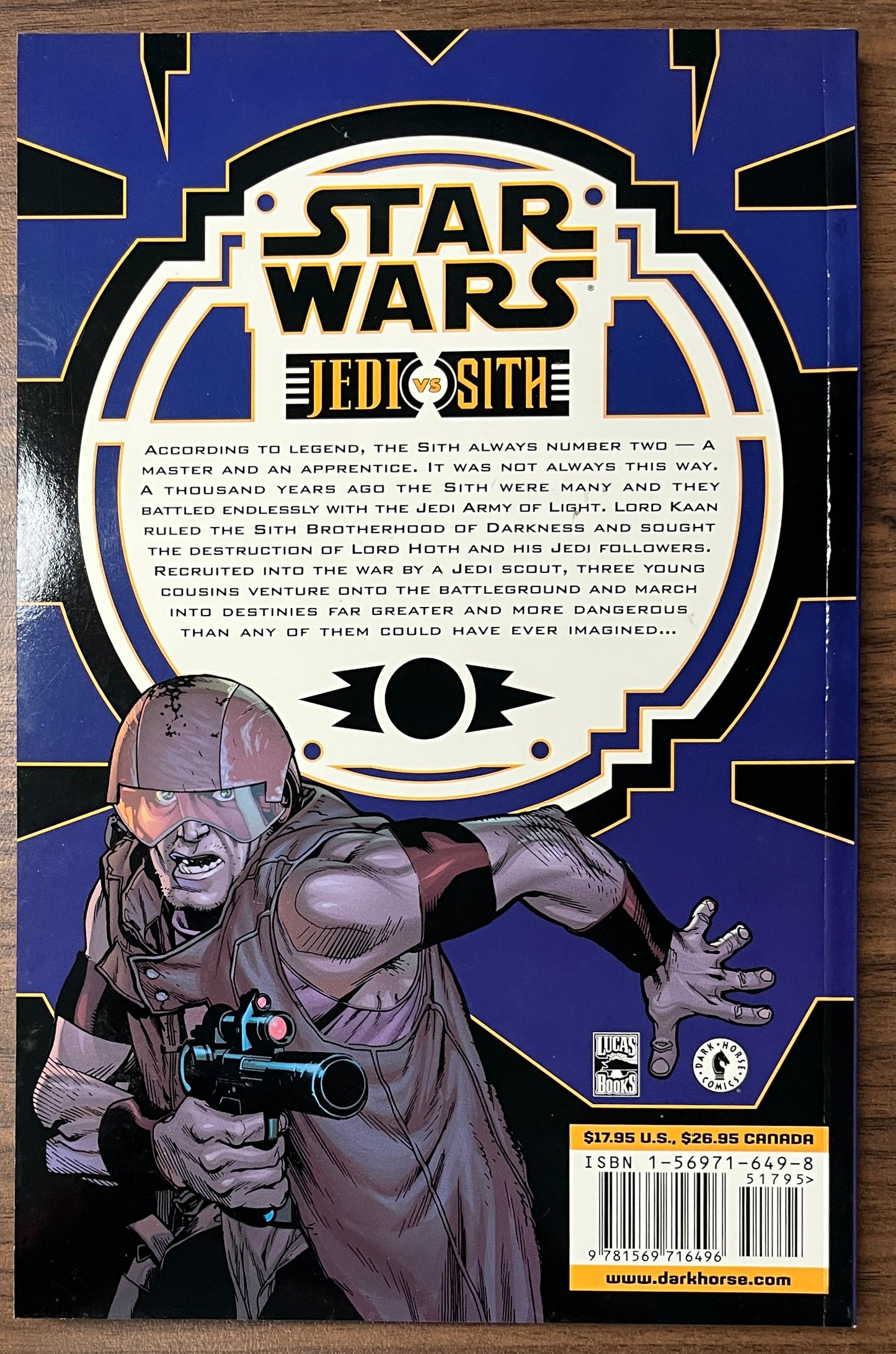 Star Wars: Jedi vs Sith Graphic Novel by Darko Macan Dark Horse Comics, 2002, 1st Print
