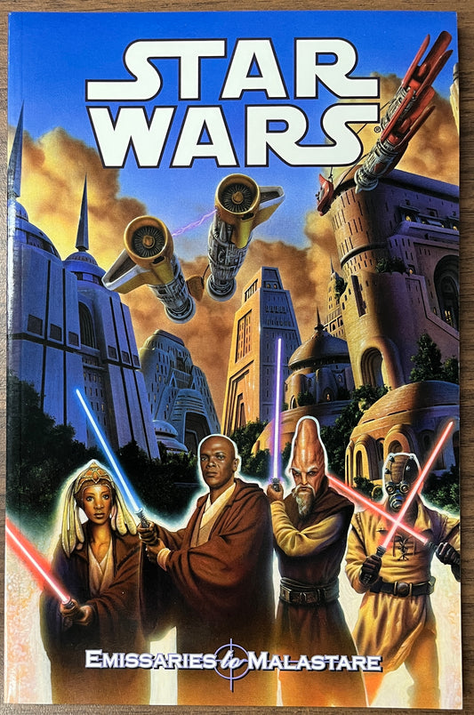 Star Wars Emissaries of Malastare Graphic Novel, 2001, 1st Print Dark Horse MINT