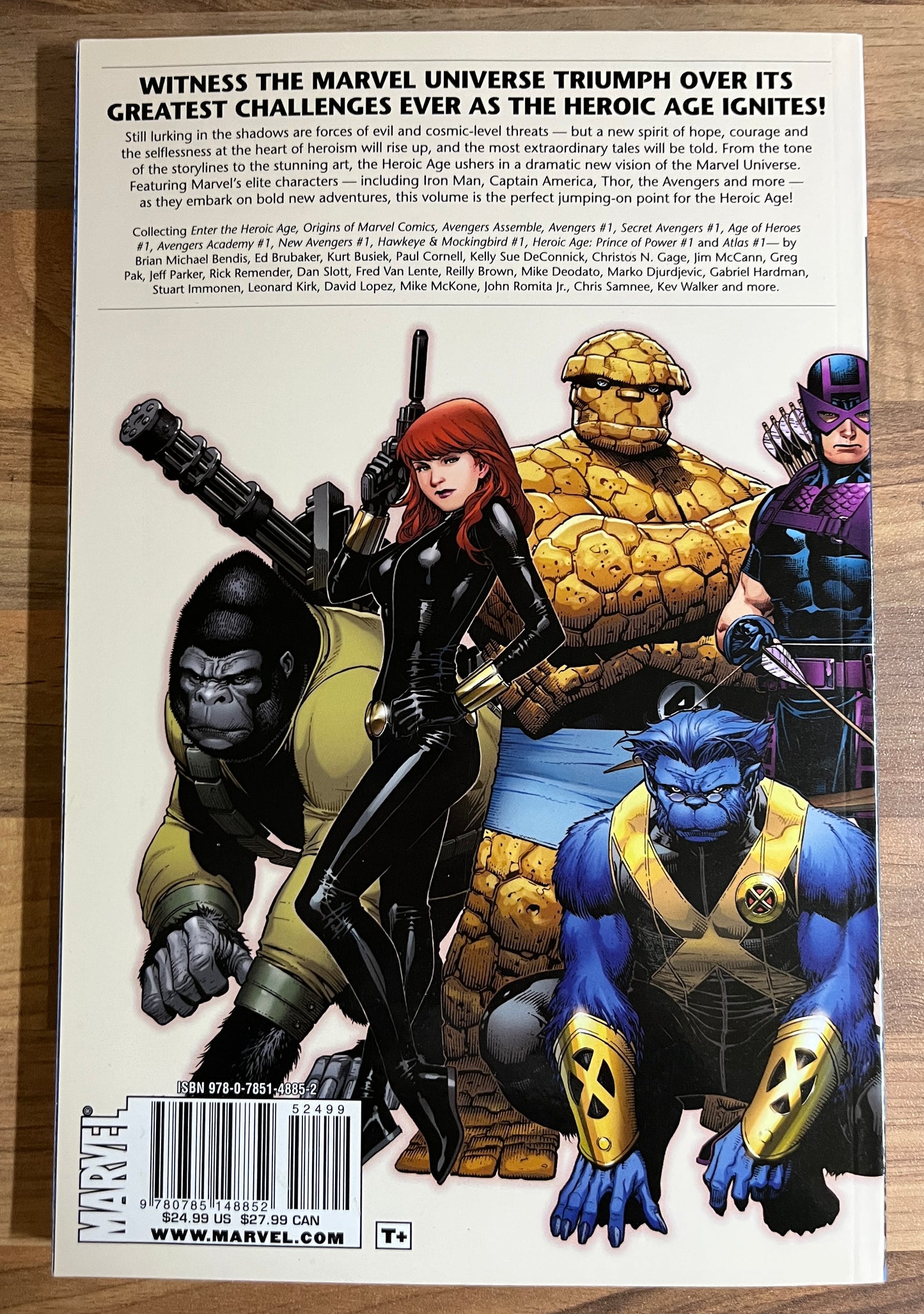 Marvel: The Heroic Age by Brian Bendis & John Romita Jr. 2010, First Print