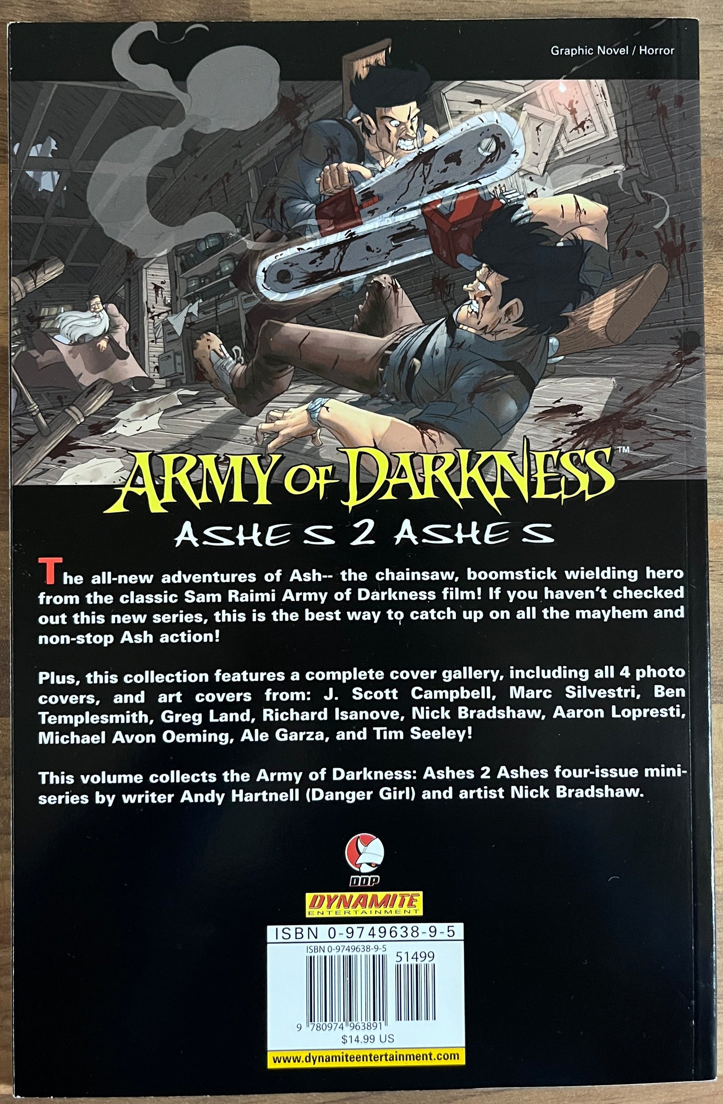 Army Of Darkness: Ashes 2 Ashes by Andy Hartnell, Dynamite, 1st Print