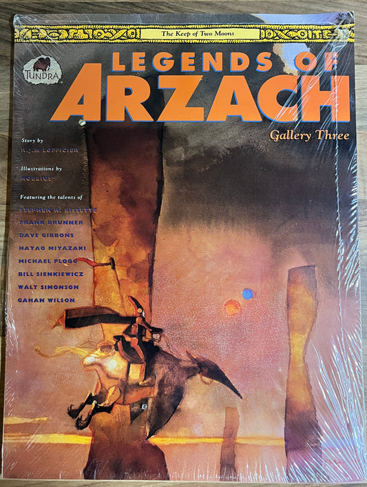 Legends of Arzach Gallery Three: The Keep of Two Moons - R.J.M. Lofficier & Moebius (8 Prints)
