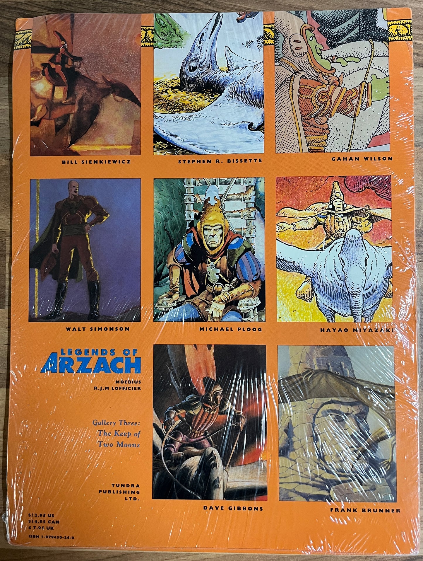 Legends of Arzach Gallery Three: The Keep of Two Moons - R.J.M. Lofficier & Moebius (8 Prints)