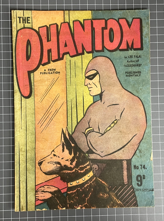 THE PHANTOM #74 FREW PUBLICATIONS *SCARCE* AUSTRALIAN COMIC 1954