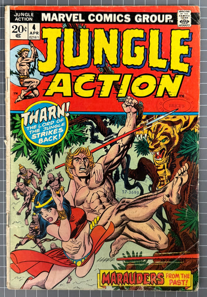 JUNGLE ACTION #4 [MARVEL COMICS] 1973 GD+