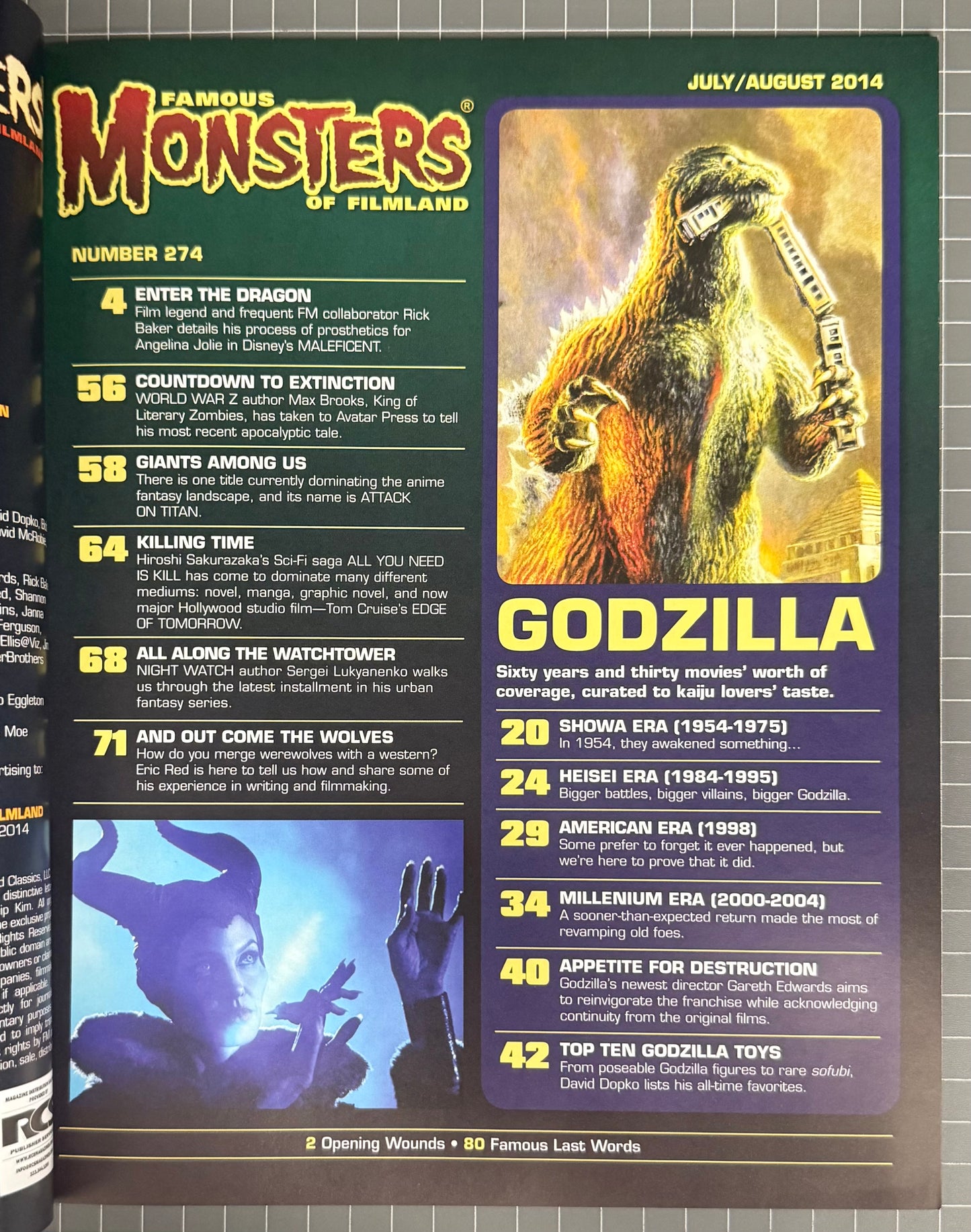 FAMOUS MONSTERS OF FILMLAND #274 [WARREN] HORROR MAGAZINE 2014 NM-