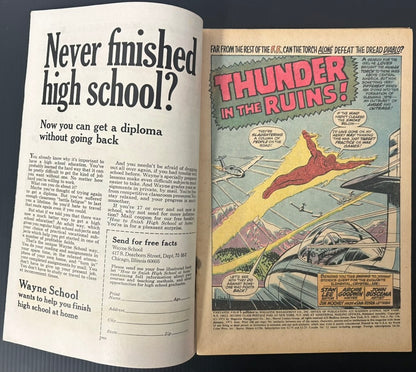 FANTASTIC FOUR #118 [MARVEL COMICS] DIRECT 1972 GD+