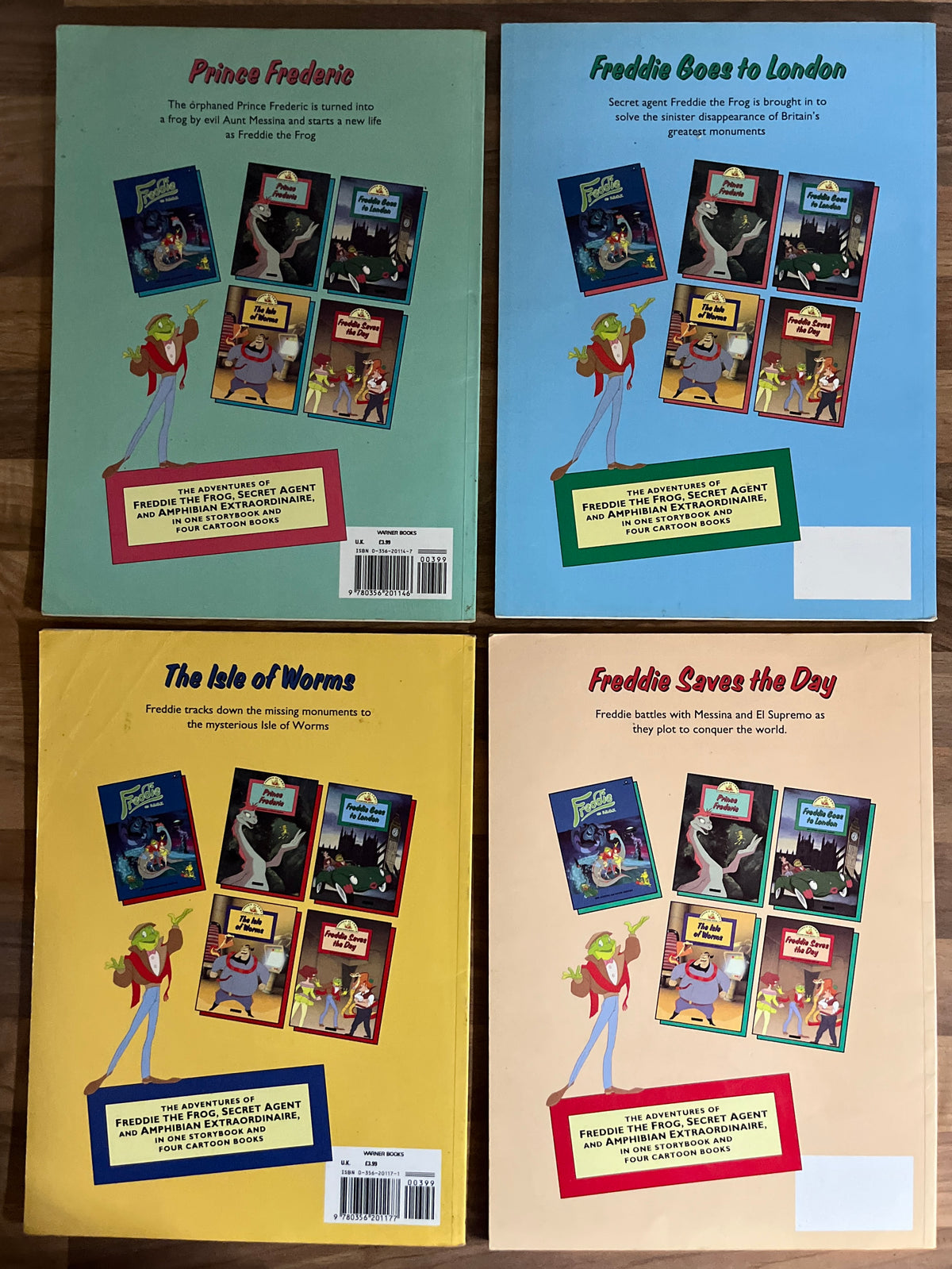 Freddie As F.R.O.7 Cartoon Comic Book Full Set #1 - 4 Acevski,  Ashton