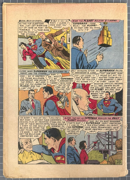 SUPERMAN #111 [COLOUR COMICS] AUSTRALIAN PRE-DECIMAL *SCARCE* 1956