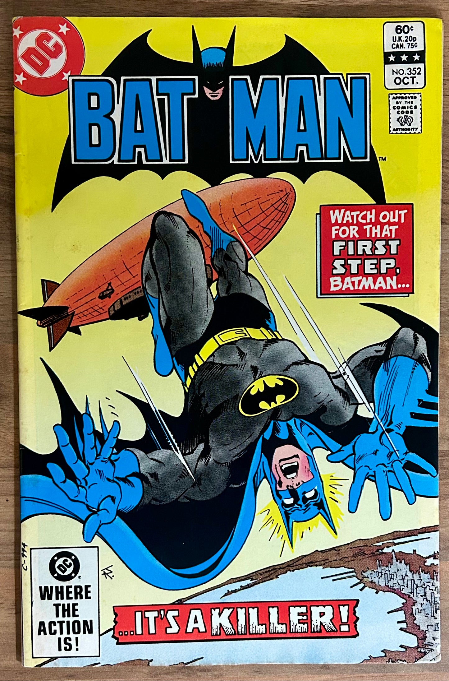 BATMAN #352 [DC COMICS] DIRECT 1982 FN/VF