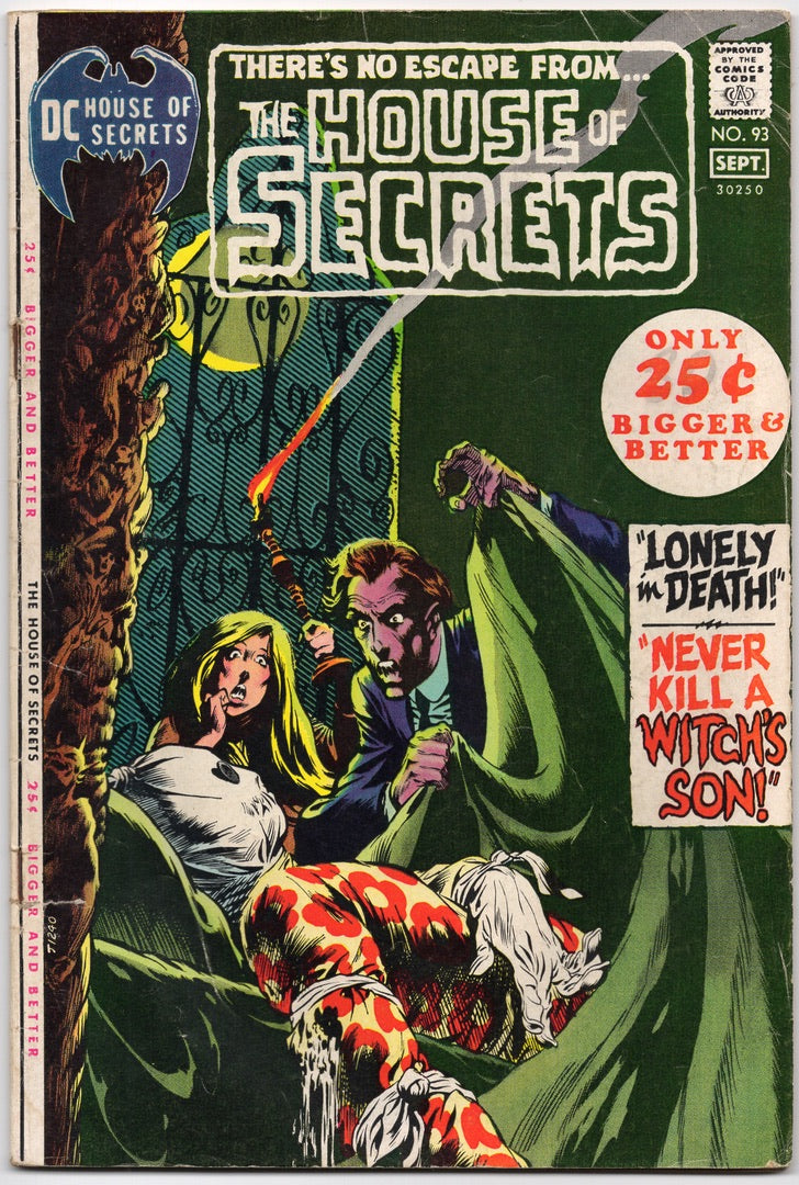HOUSE OF SECRETS #93 [DC COMICS] DIRECT 1971 VG/FN