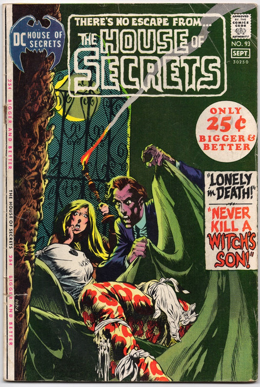 HOUSE OF SECRETS #93 [DC COMICS] DIRECT 1971 VG/FN