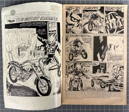 GHOST RIDER #10 [YAFFA PUBLISHING] AUSTRALIAN MARVEL DIGEST COMIC 1982