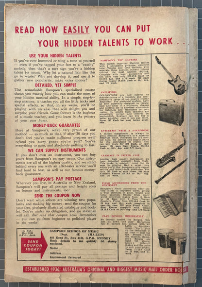 🔑 THE HUNDRED COMIC #67 COLOUR COMICS AUSTRALIAN DC PRE-DECIMAL 1962